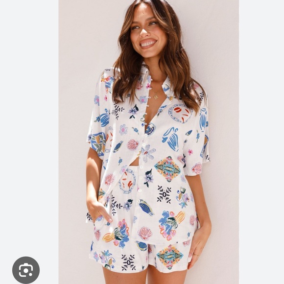 Anthropologie Tops - Anthropologie Label of Love Portofino Long Shirt